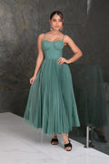 Vestido corto Tul verde menta