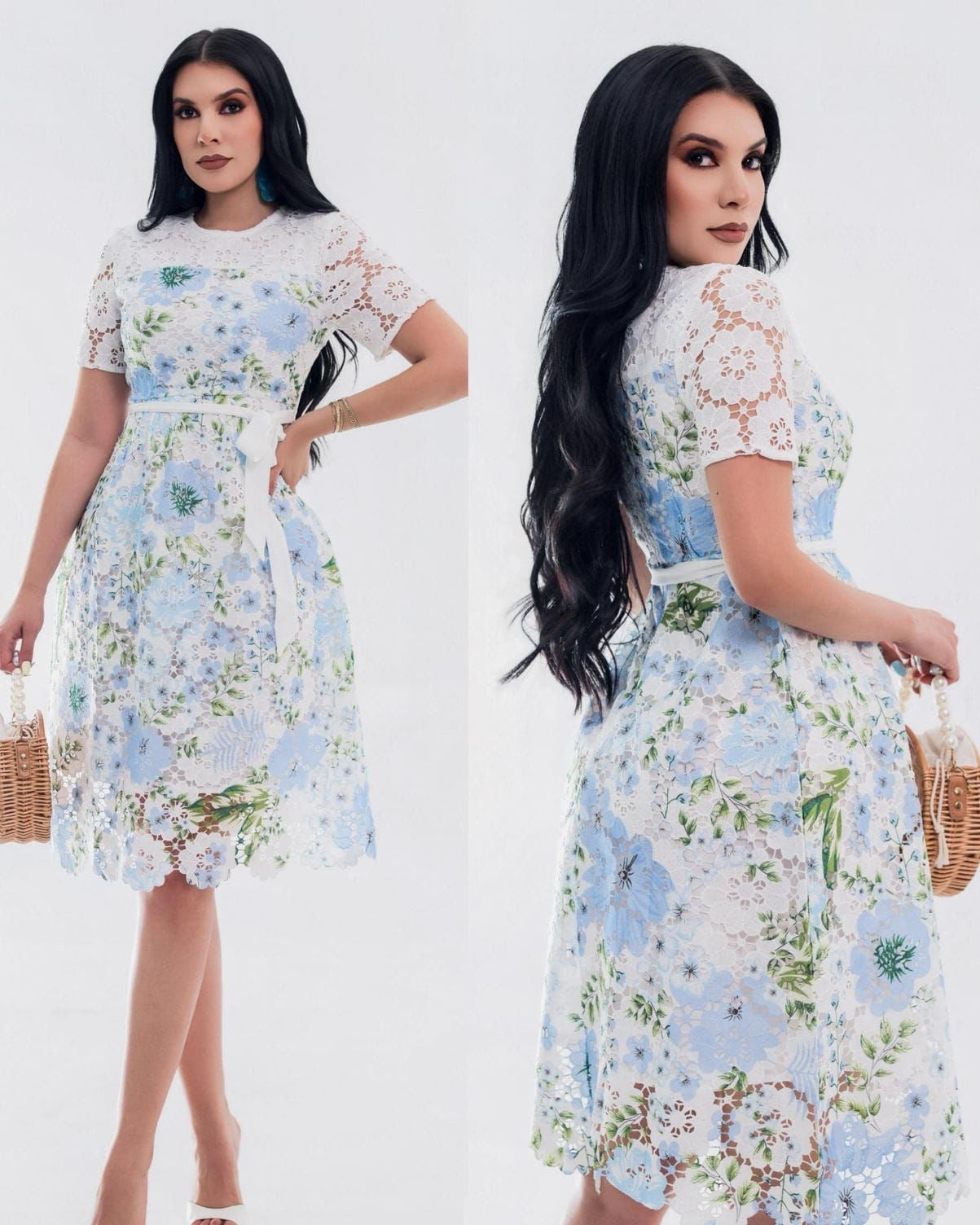 Vestido floral Corto